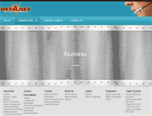 Tablet Screenshot of metalesdemexico.com